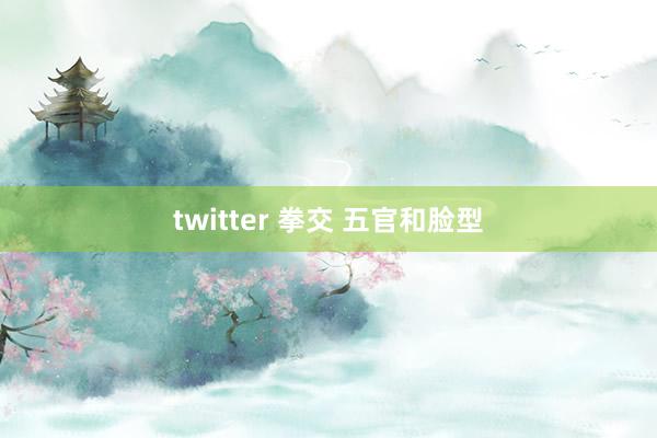 twitter 拳交 五官和脸型