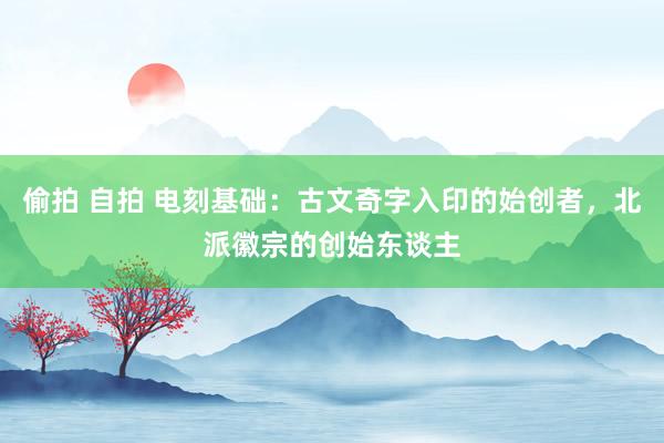 偷拍 自拍 电刻基础：古文奇字入印的始创者，北派徽宗的创始东谈主